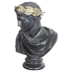 Neoclassic Revival Roman Emperor Bust