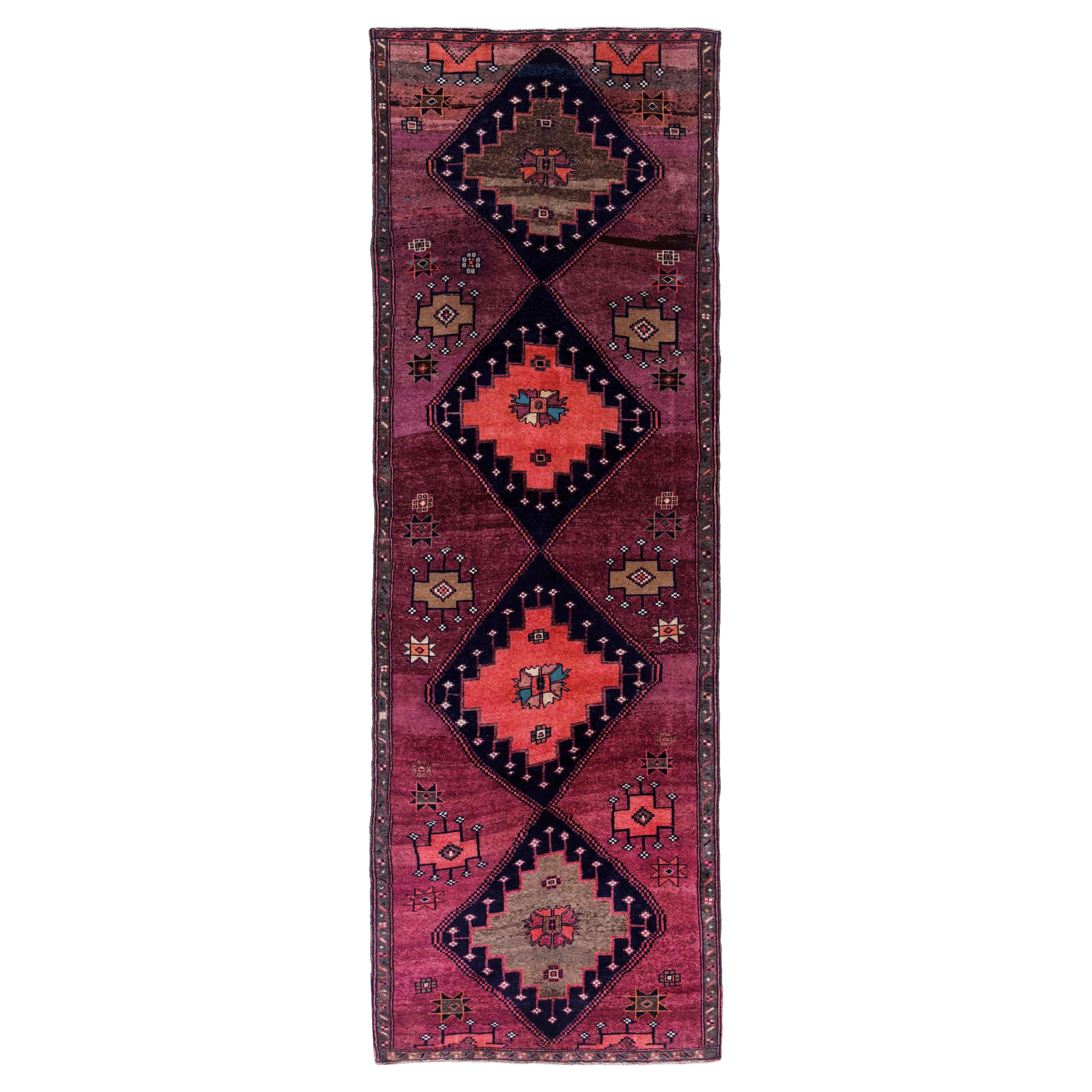 Antique Persian Area Rug Azerbaijan Design