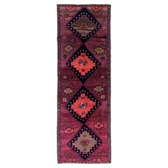 Vintage Persian Area Rug Azerbaijan Design