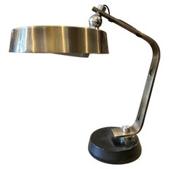 Retro 1970s Space Age Italian Desk Lamp in the Style of Arredoluce