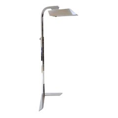 Casella Style Adjustable Chrome Floor Lamp