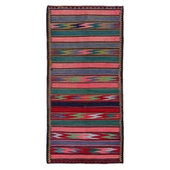 Alfombra Persa Antigua Kilim Design