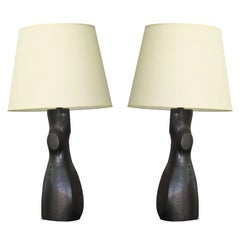 Sculptural Bronze Lamps by Jacques Jarrige "Togo"