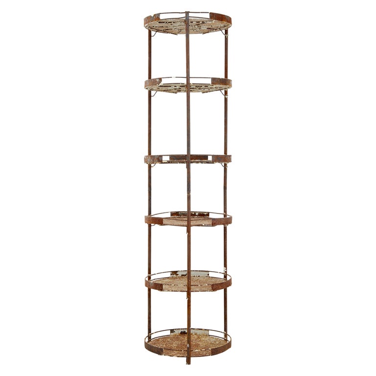 Early 20th Century Metal Seed Bulb Rack for Gardening For Sale at 1stDibs