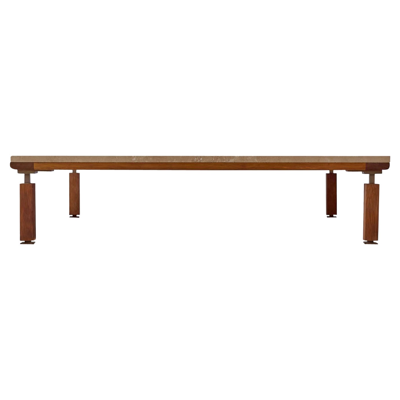 Neptuno Coffee Table, Travertine by ATRA For Sale at 1stDibs