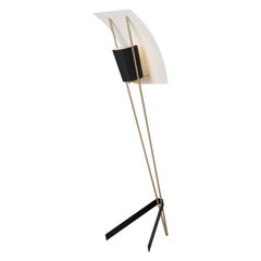 Pierre Guariche Kite Floor Lamp in Black and White for Sammode Studio