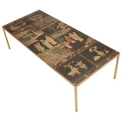 Antique Chinoiseries Decorated Coffee Table, circa 1900