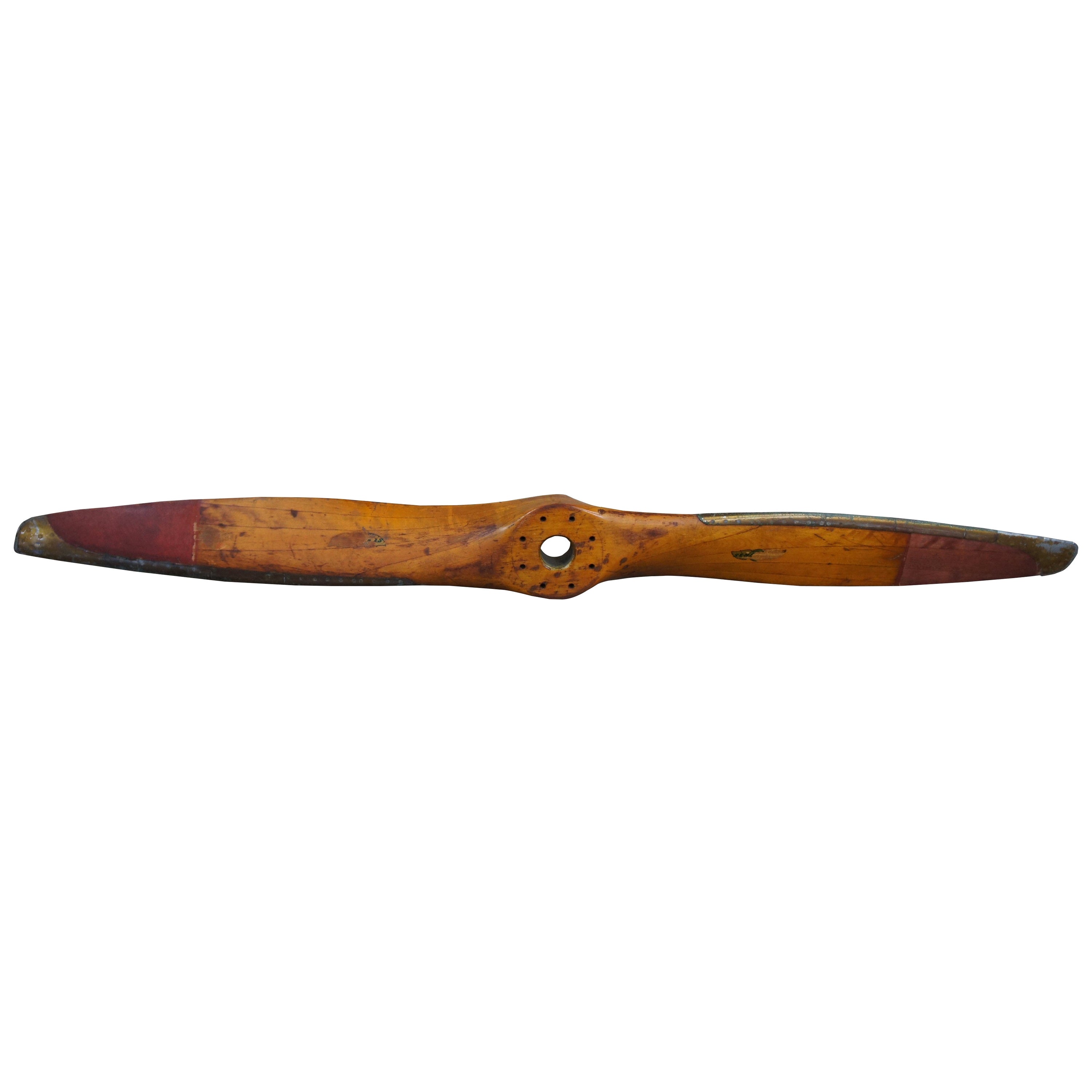 Vintage Maple Wood Large Airplane Propeller For Sale at 1stDibs