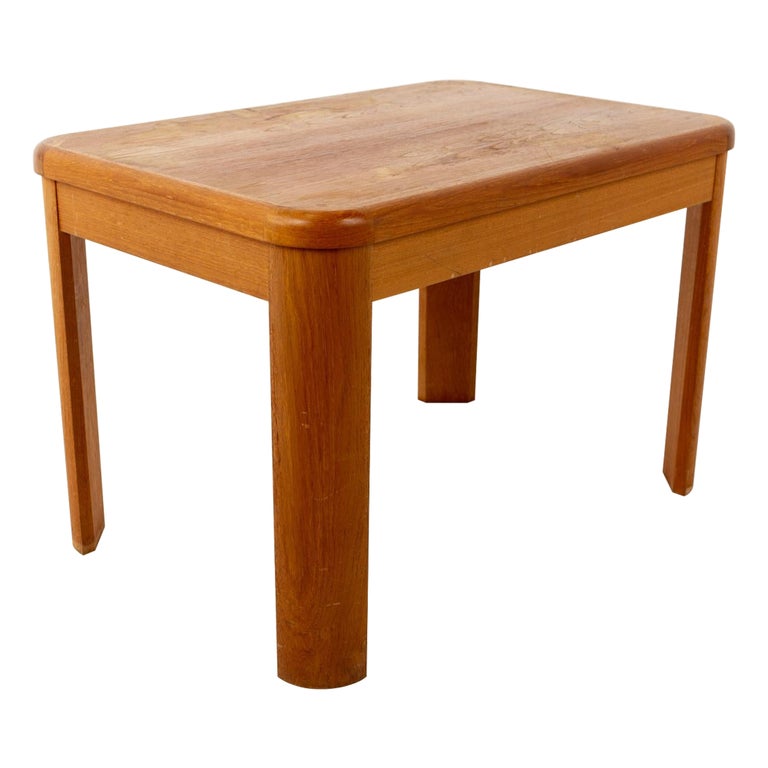 Nordic Furniture Mid-Century Teak End Table For Sale at 1stDibs