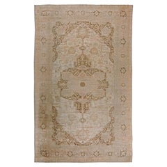 Antique Indian Amritsar Handwoven Wool Rug