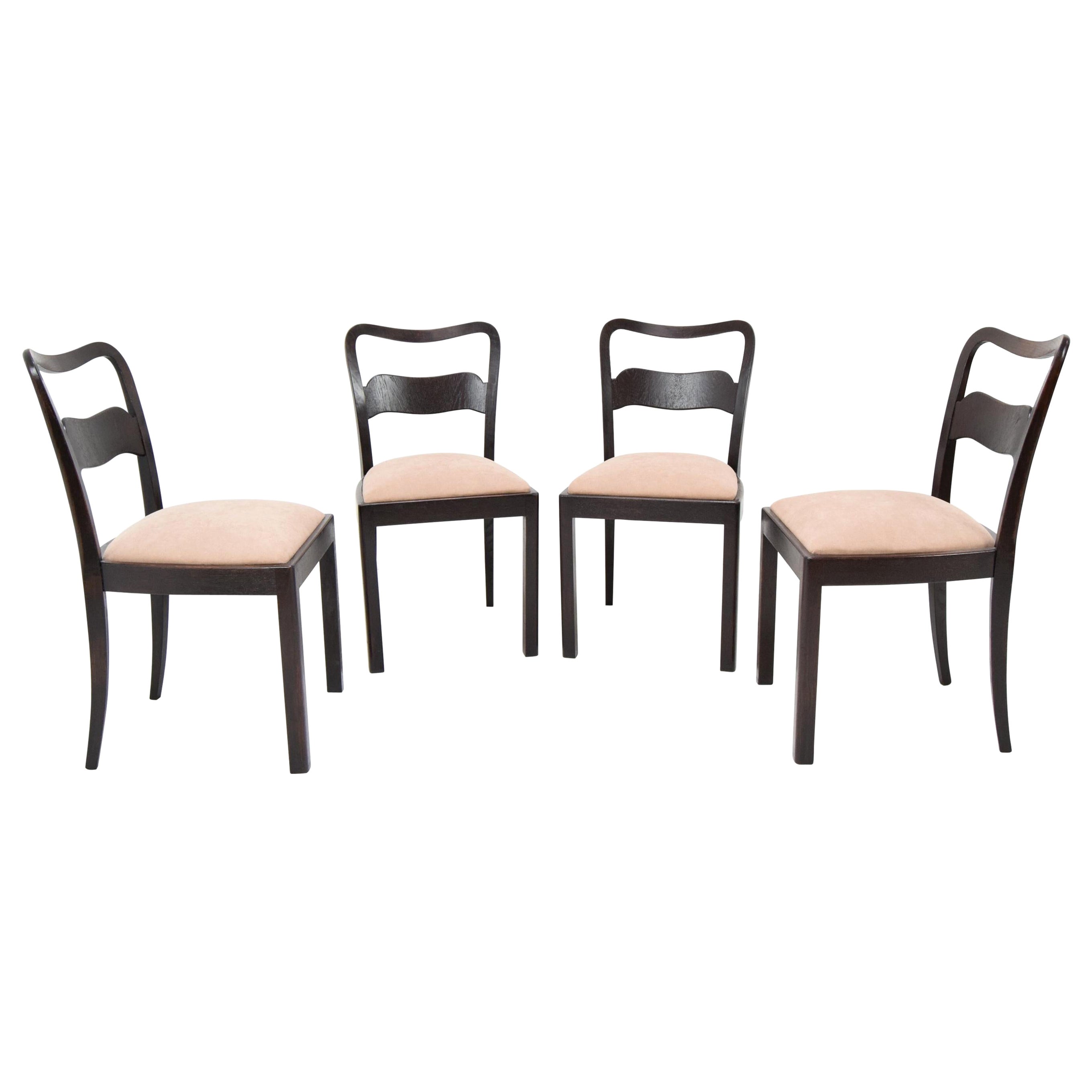 Set of Four Chairs, Czechoslovakia, 1940‘s