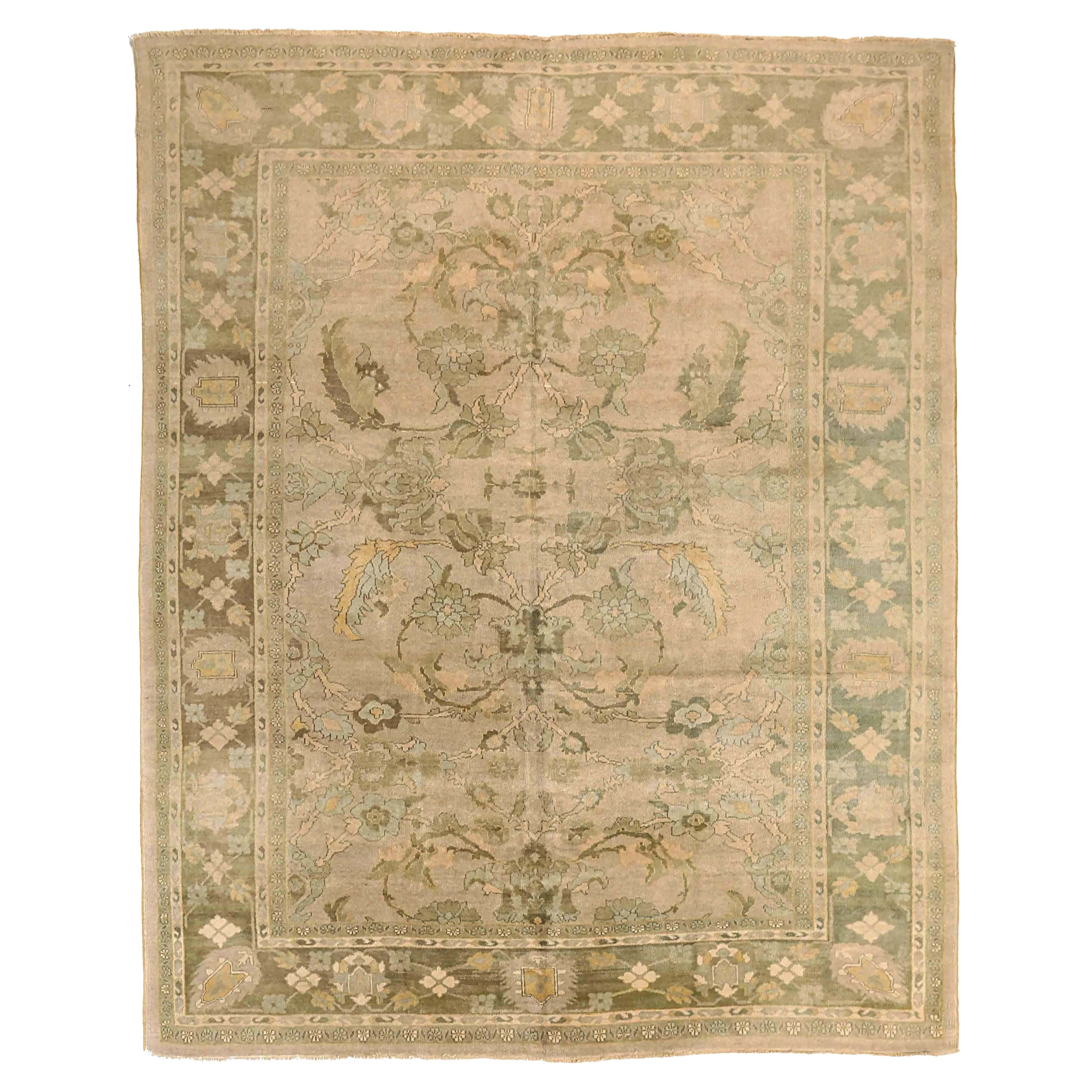 Antique Persian Area Rug Sultanabad Design