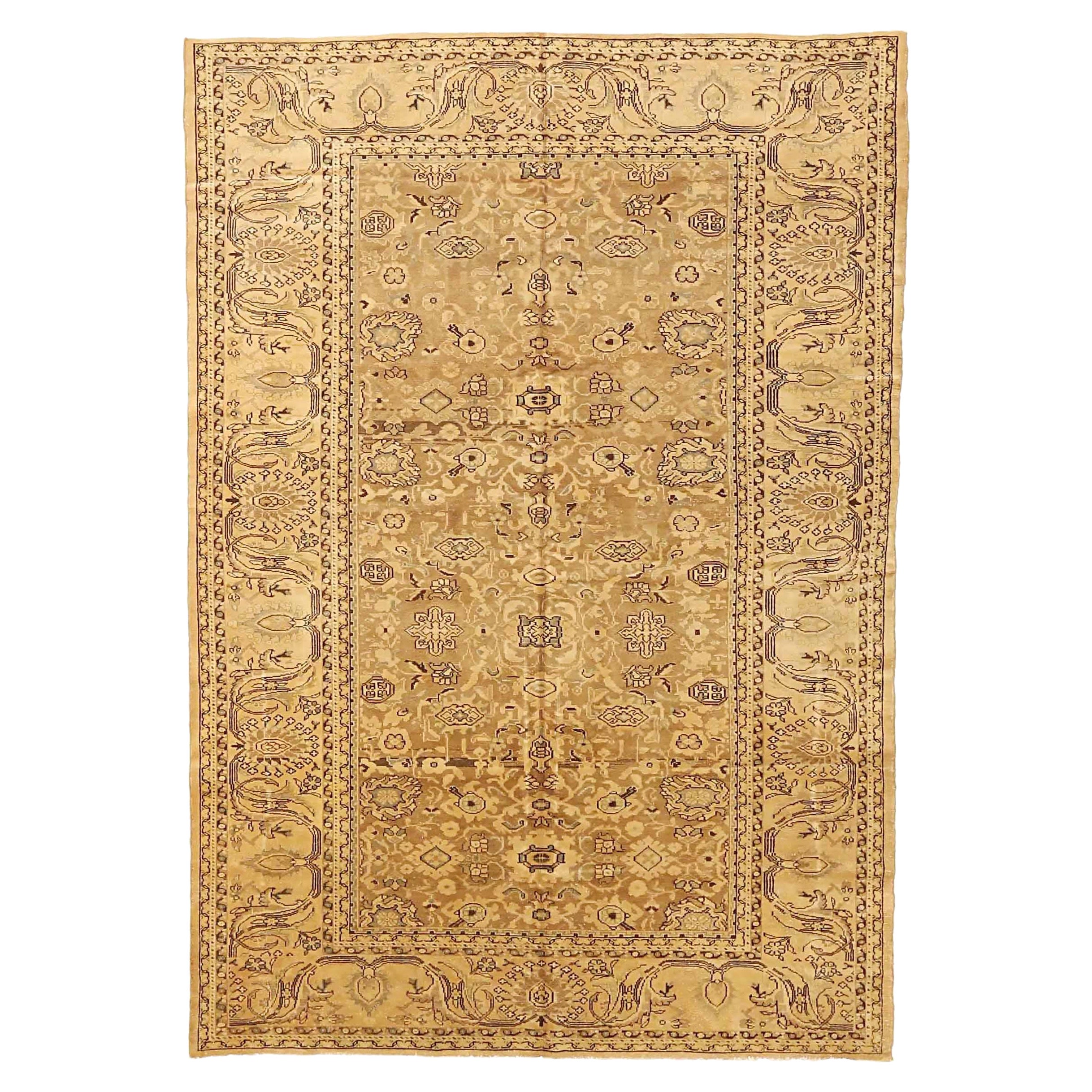 Antique Persian Area Rug Malayer Design For Sale