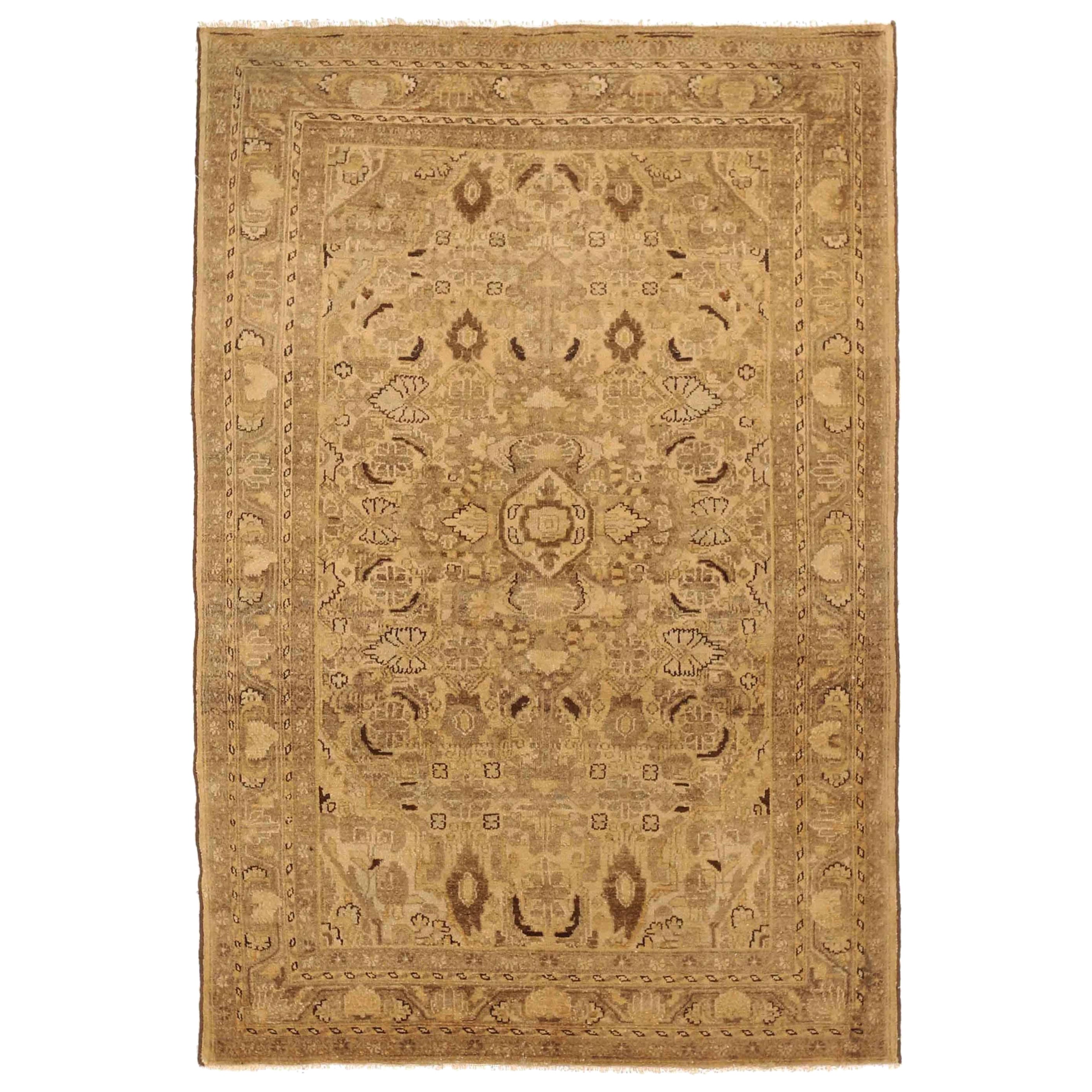 Antique Persian Area Rug Hamedan Design