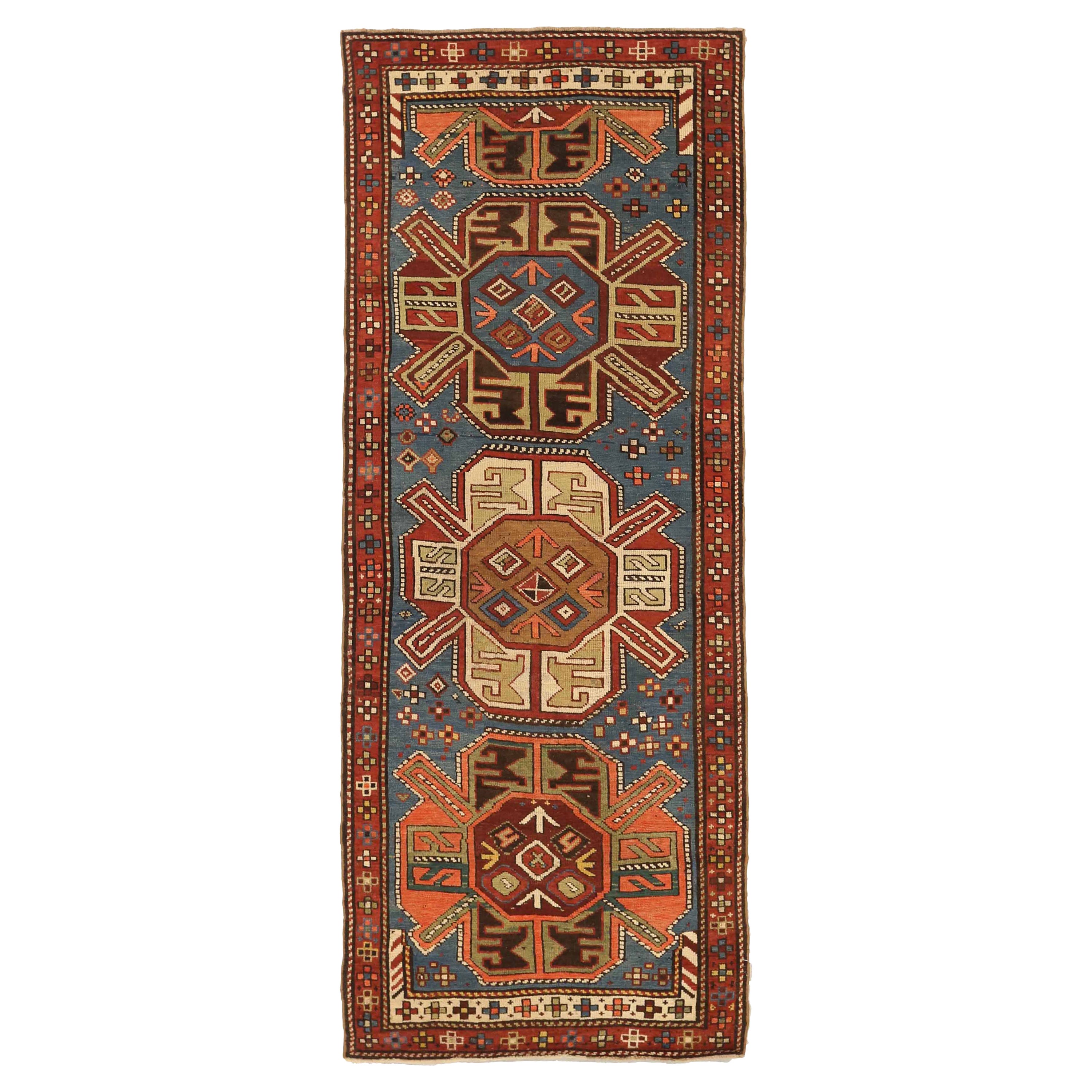 Tapis russe ancien à motif Karebagh