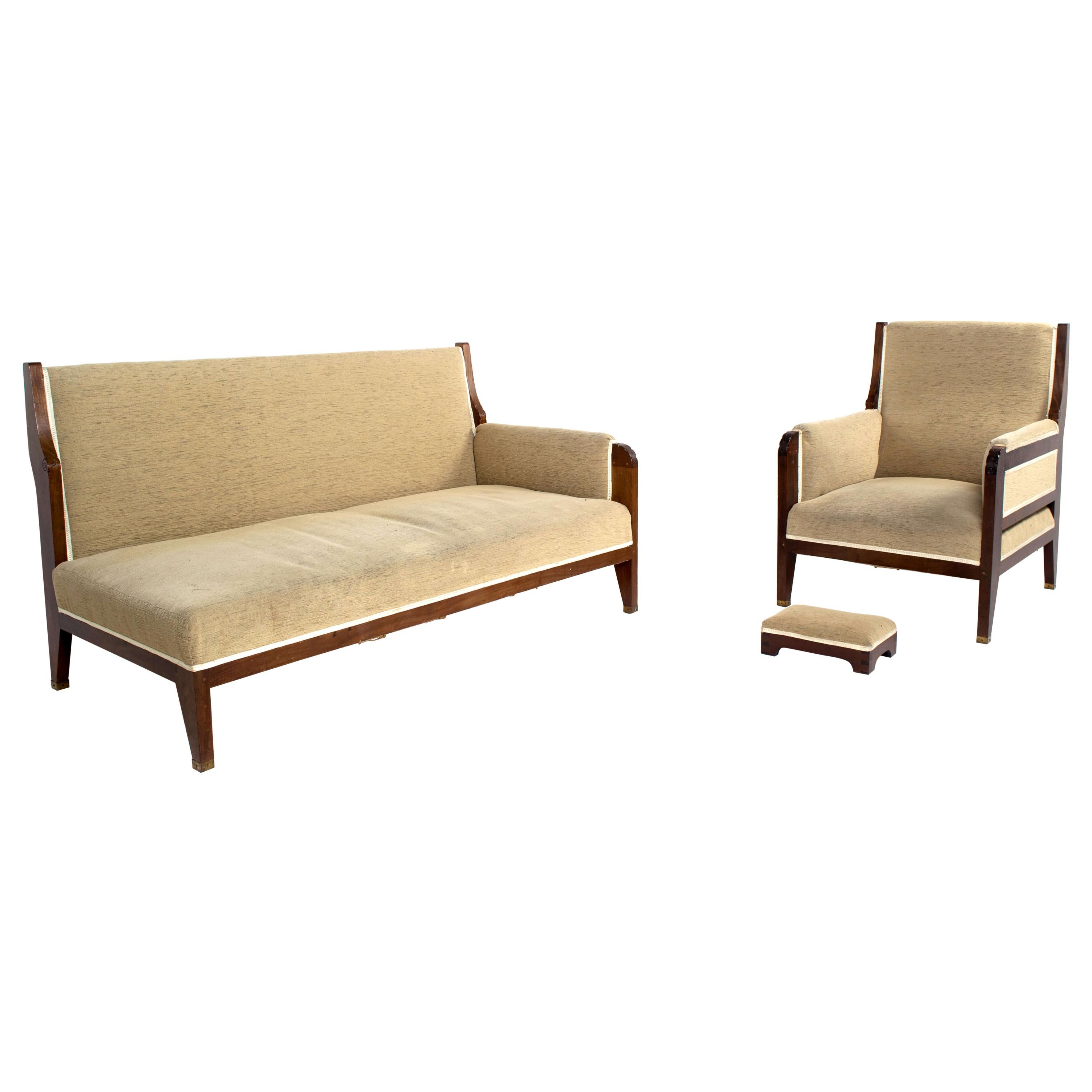 Art Deco Living Room Set by H.P. Berlage for 
t Binnenhuis, The Netherlands~1900