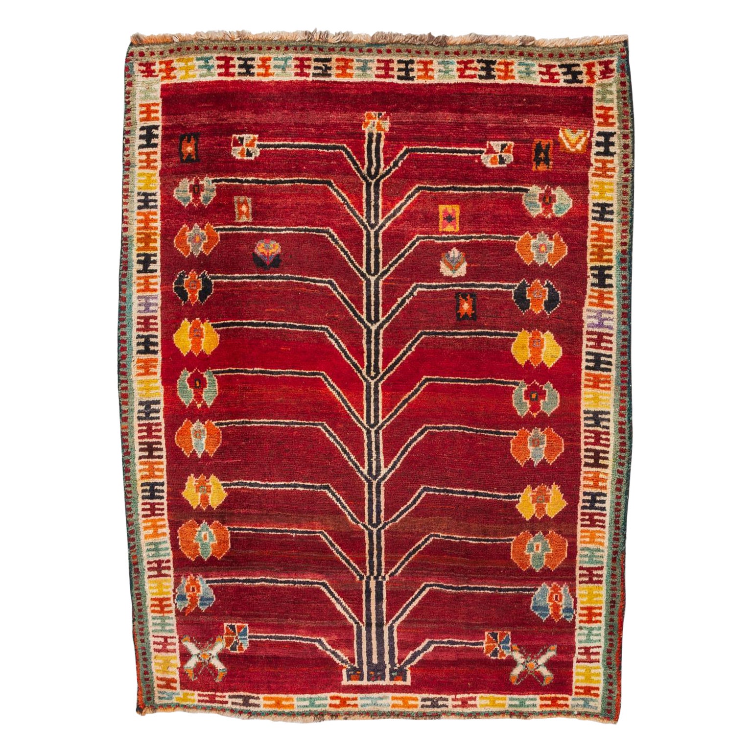 Kurdestan Carpet with Pomegranate For Sale