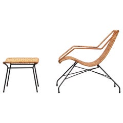 Lounge Chair with Ottoman by Carlo Hauner & Martin Eisler