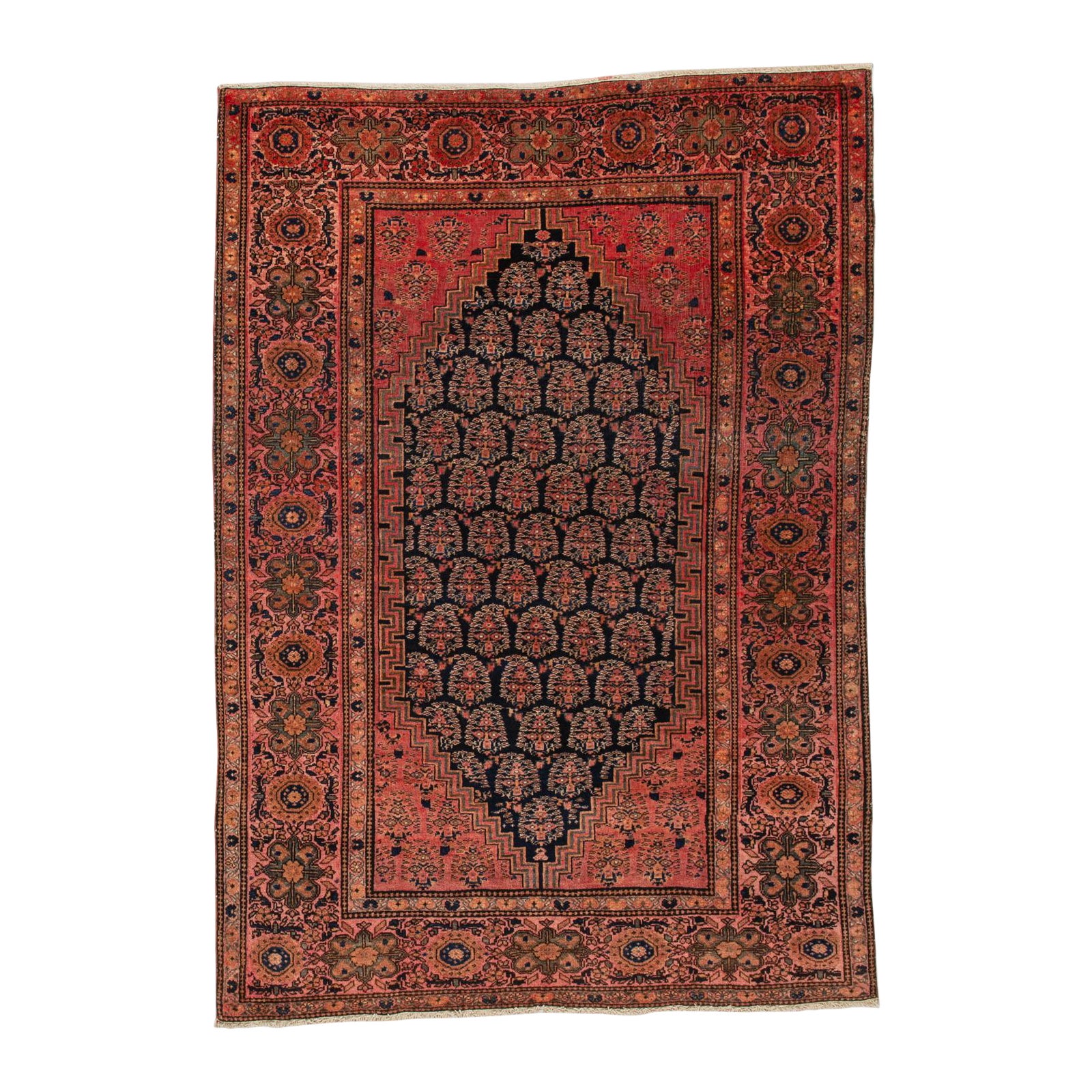 Seltener orientalischer Teppich aus Zentralasien im Angebot