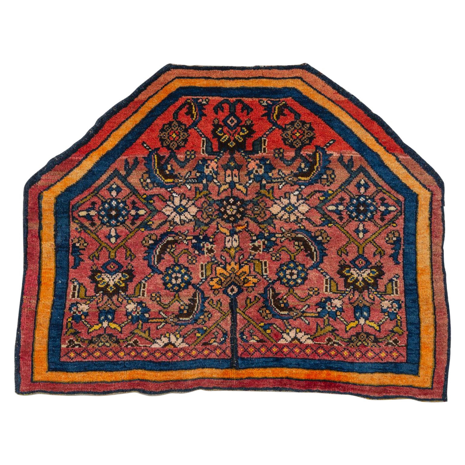 Antique Saddle- Carpet from Caucasus For Sale