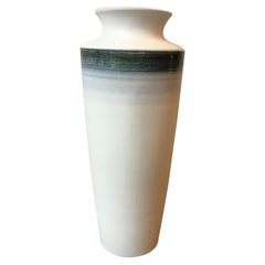 Spin Ceramics Blue and White Stripe Vase