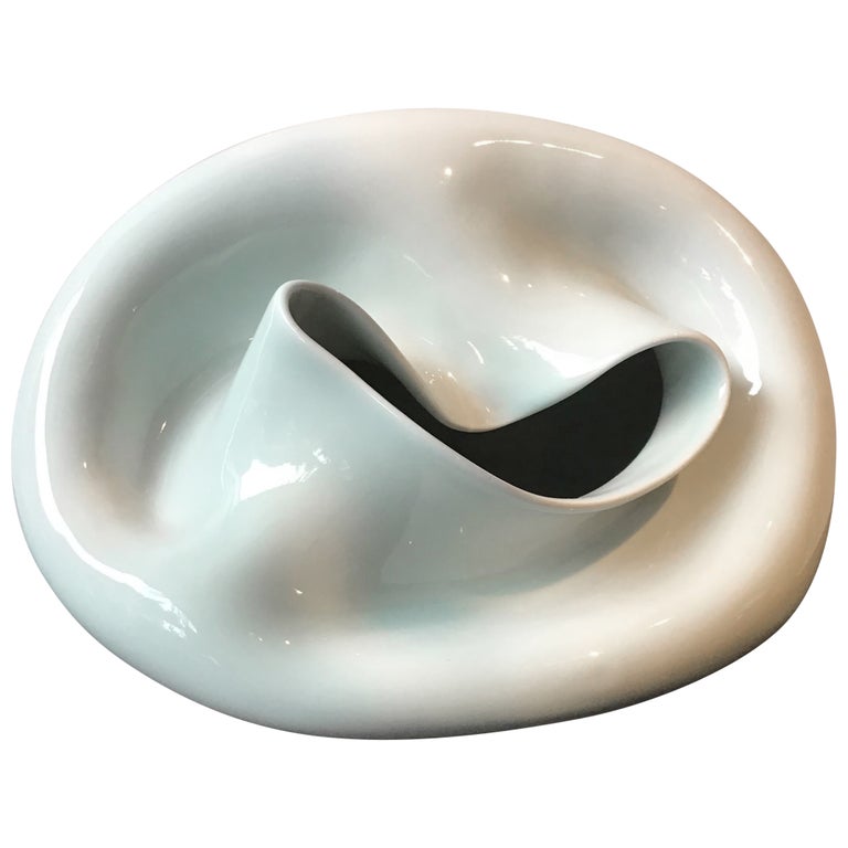 Spin Ceramics Crushed Vase For Sale at 1stDibs