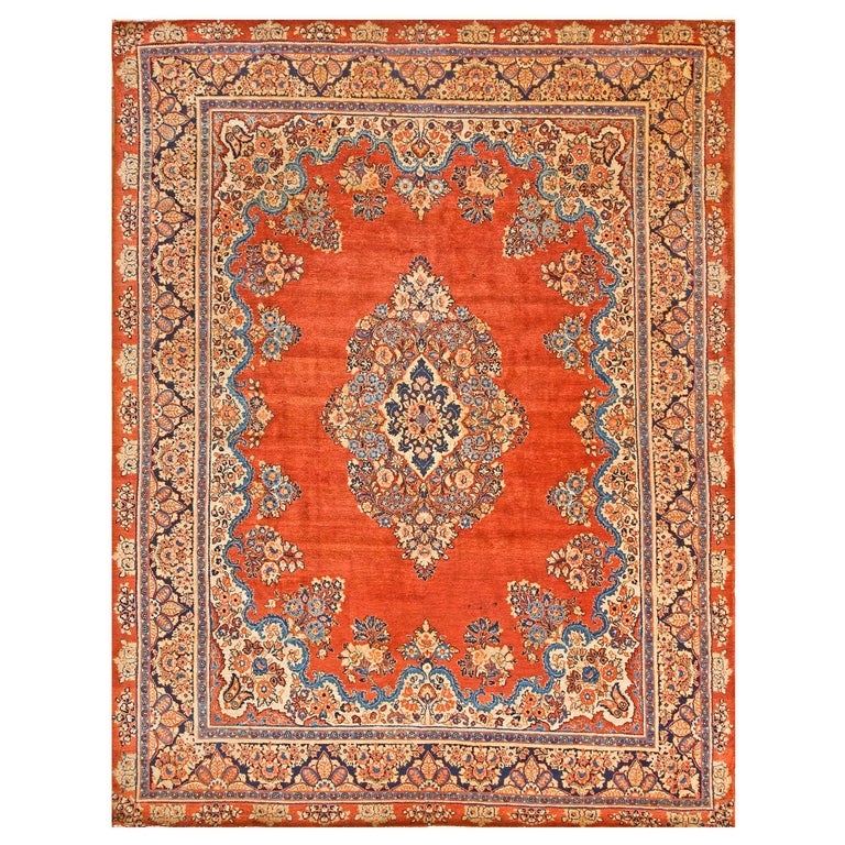 Kasvin Rug Antique Persian Kazvin Rug 7' 10