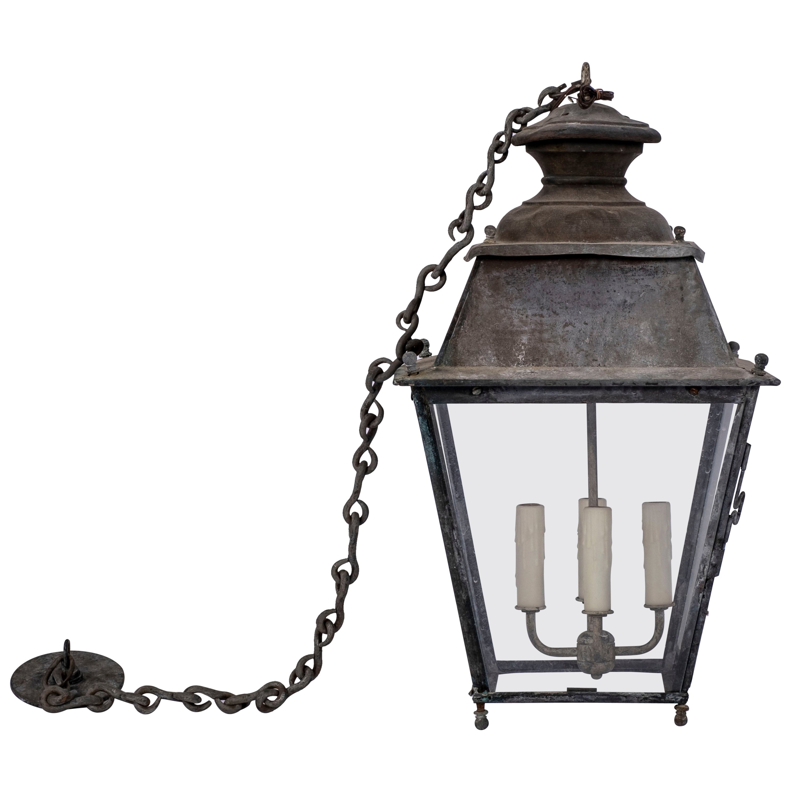 19th Century Chinese Twisted Wire Candle Lantern Frame at 1stDibs