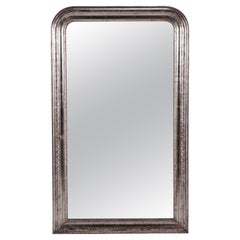 19th Century Louis Philippe Silver Mirror