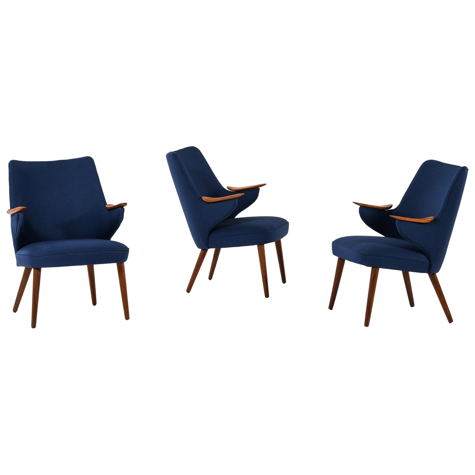 Easy Chairs von Erling Olsen, hergestellt von Erling Olsen Mbler im Angebot