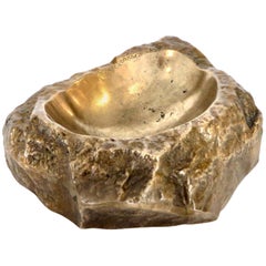 French Bronze Rock Form Vide Poche or Ashtray by Monique Gerber