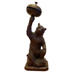 Antique Black Forest Bear Hotel Bell