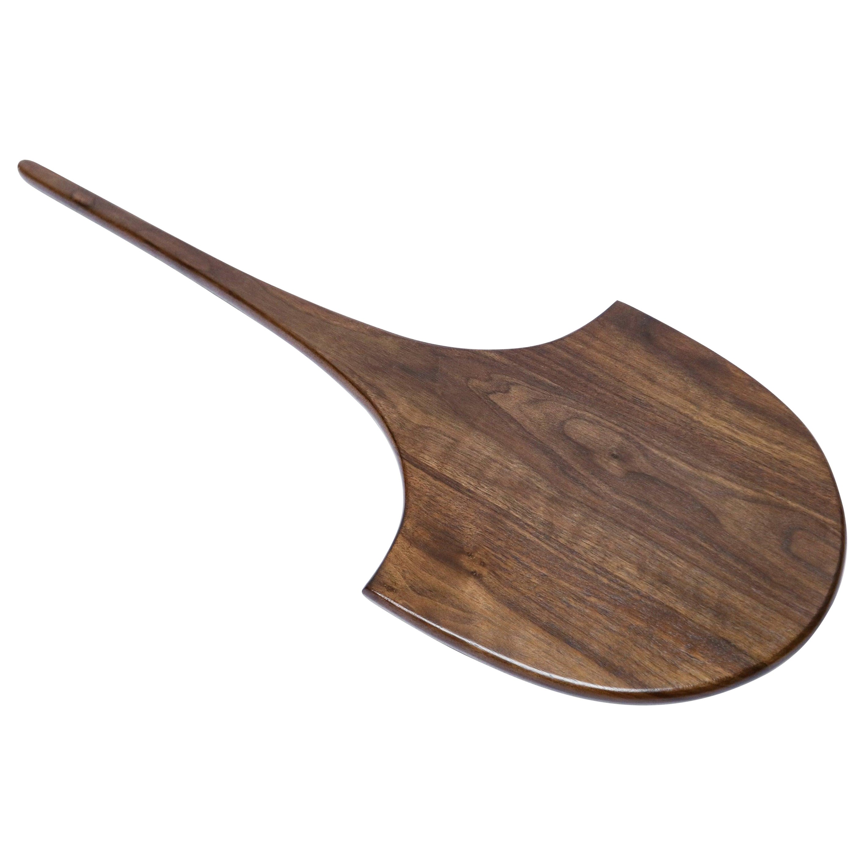 Custom Walnut Serving Board with Long Handle by Adesso Imports For Sale