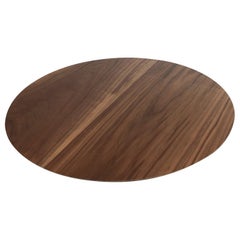 Custom Medium Round Serving Board in Walnut by Adesso Imports