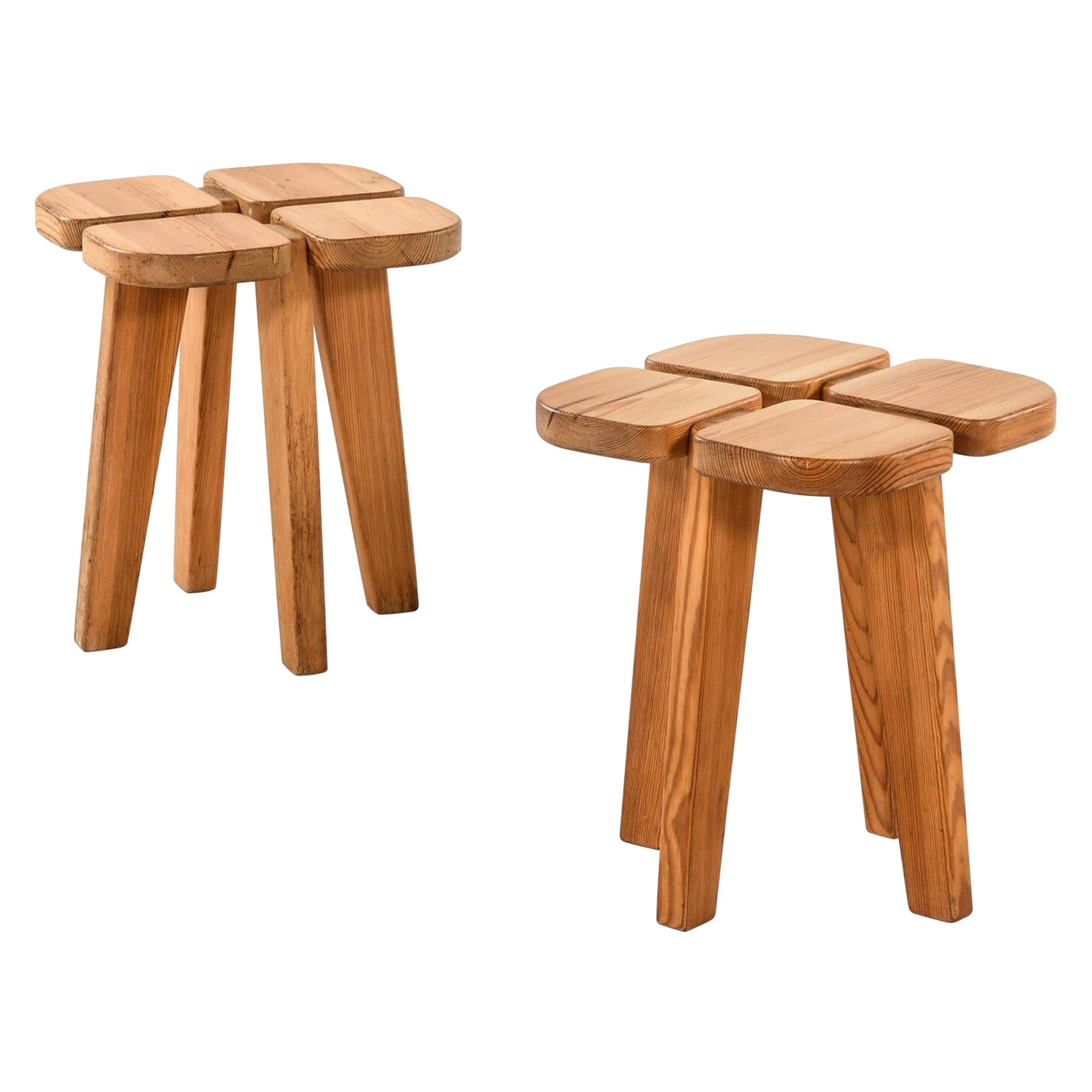 Lisa Johansson-Pape Stools Model Apila Produced by Stockmann Oy For Sale