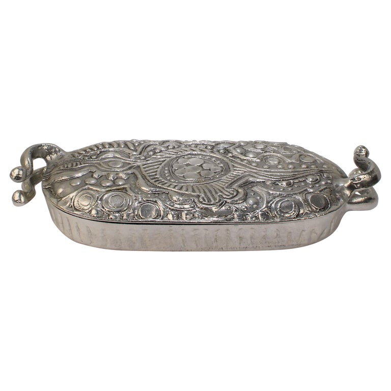 Vintage Donald Drumm MidCentury Modern Aluminum Covered Casserole Dish