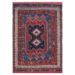 Antique Persian Afshar Rug 4' 2" x 5' 8"