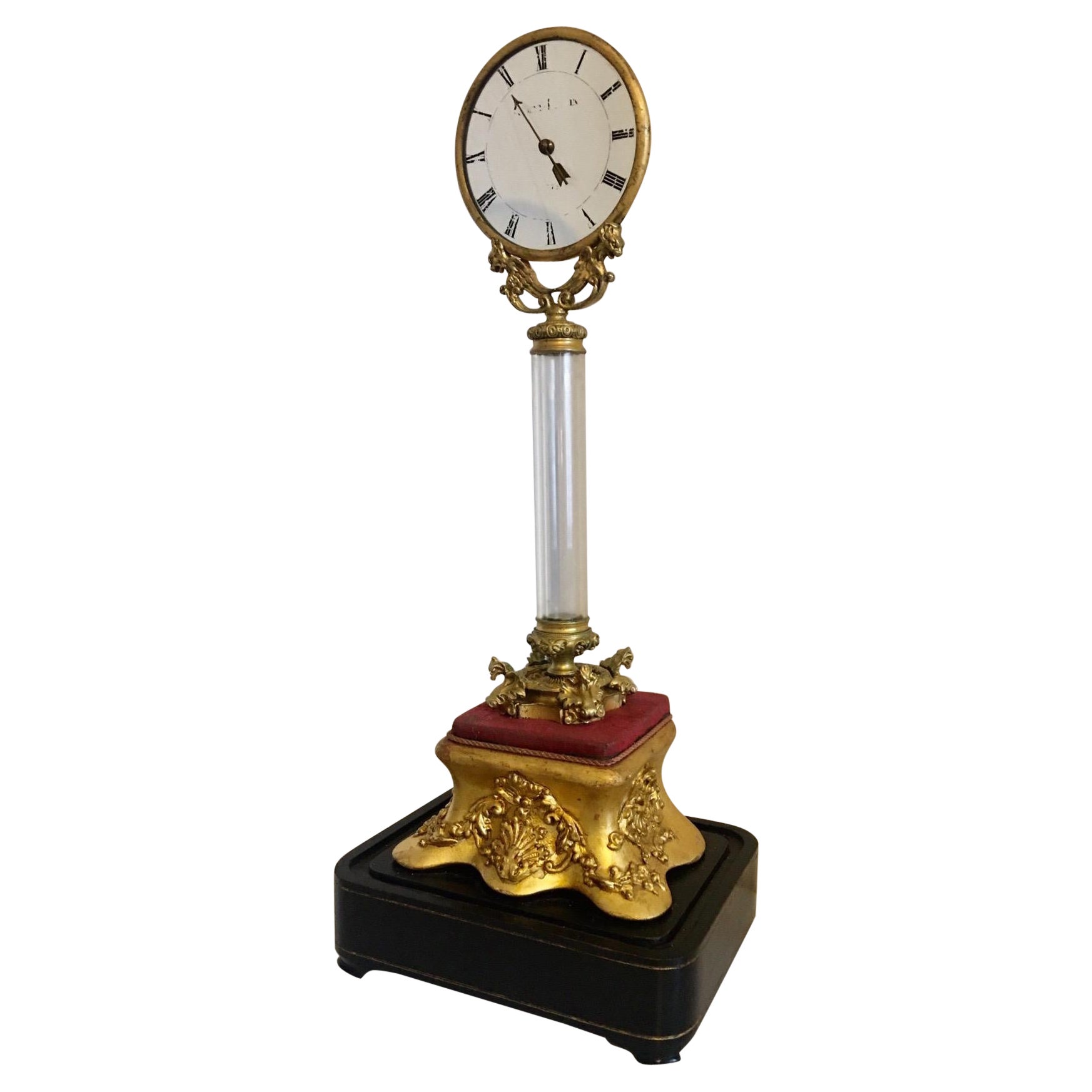 French, 19th Century, Robert Houdin Mystery Clock For Sale