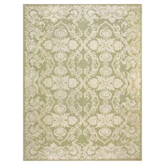 Handwoven Needlepoint Flat Weave Rug 6' 0" x 9' 0"