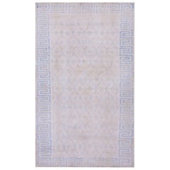 Early 20th Century Indian Cotton Agra Carpet ( 4' x 6'6" - 122 x 198 )