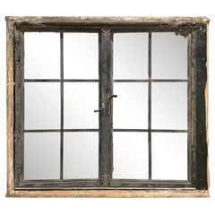 Antique Tudor Encasement Windows W/ Steel Frame Qty Available