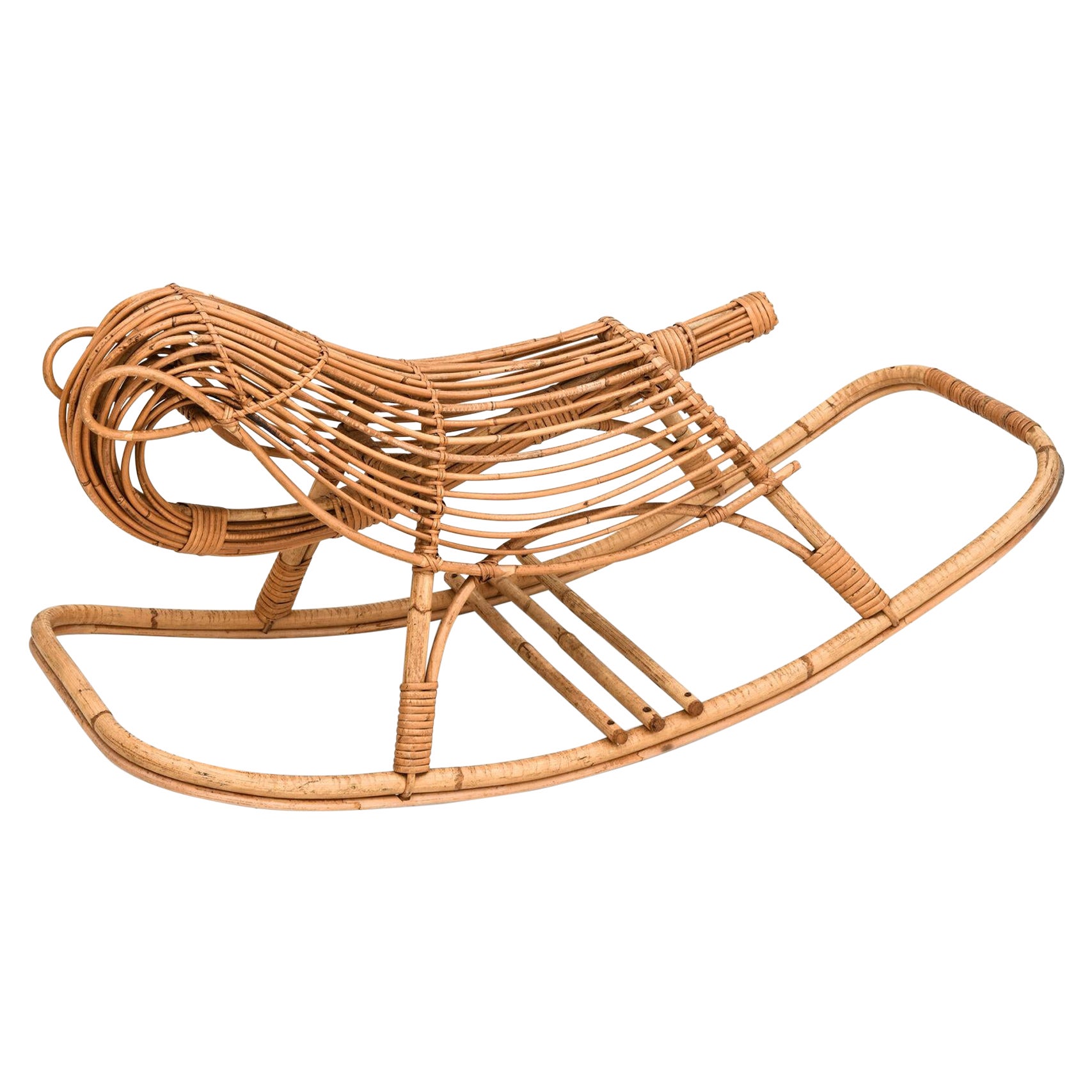 Rocking Chair Produced in Denmark For Sale