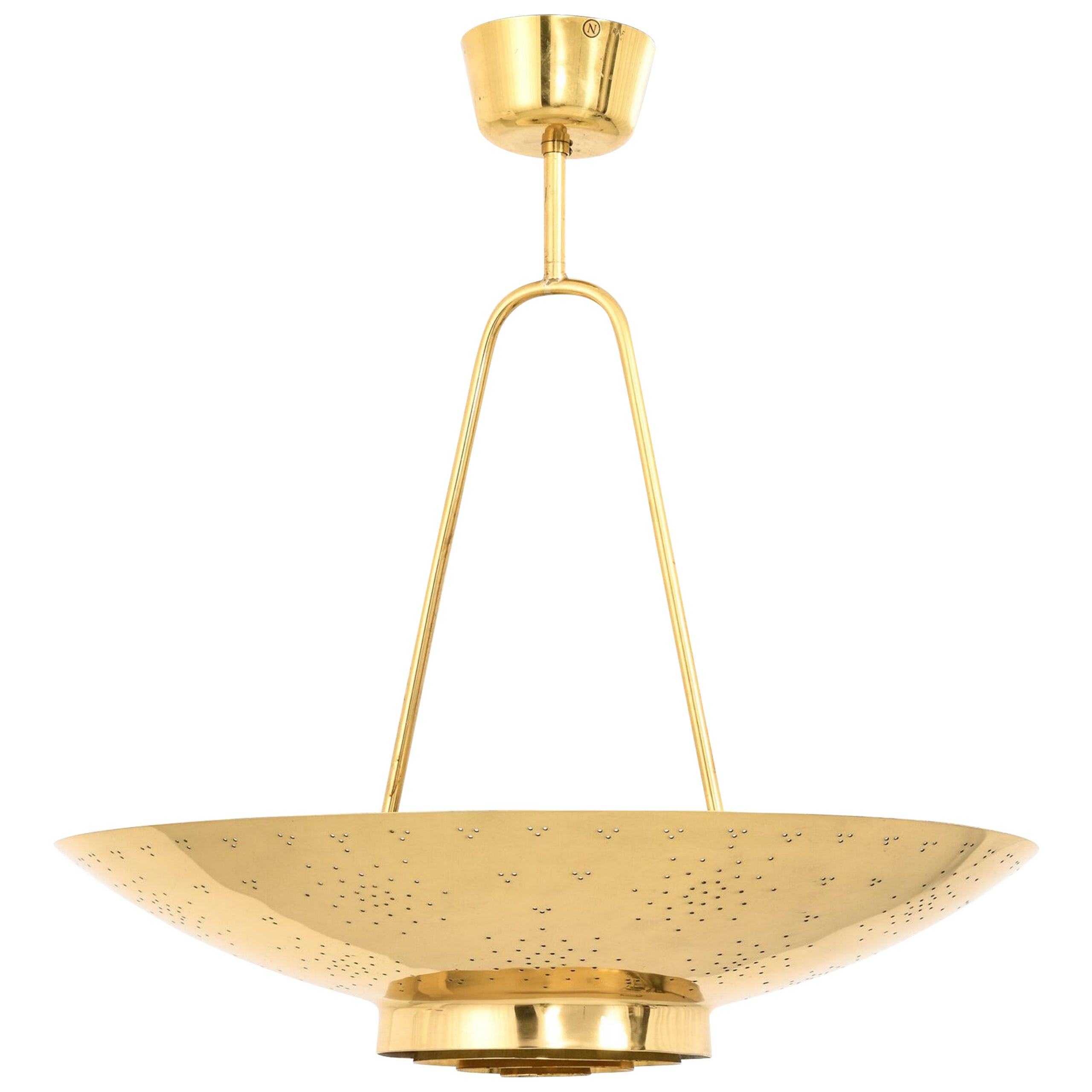 Paavo Tynell Ceiling Lamp Model 9060/10102 Produced by Arnold Wiigs Fabrikker For Sale