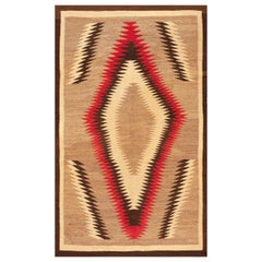 Early 20th Century American Navajo Carpet ( 3'10" x 6'8" - 117 x 203 ) 