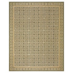 Needlepoint Flat Weave Carpet 9' 0" x 12' 0"