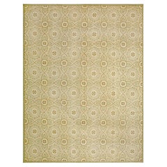 Contemporaneity Handwoven Wool Needlepoint Flat Weave Carpet 9' x 12' 275 x 365