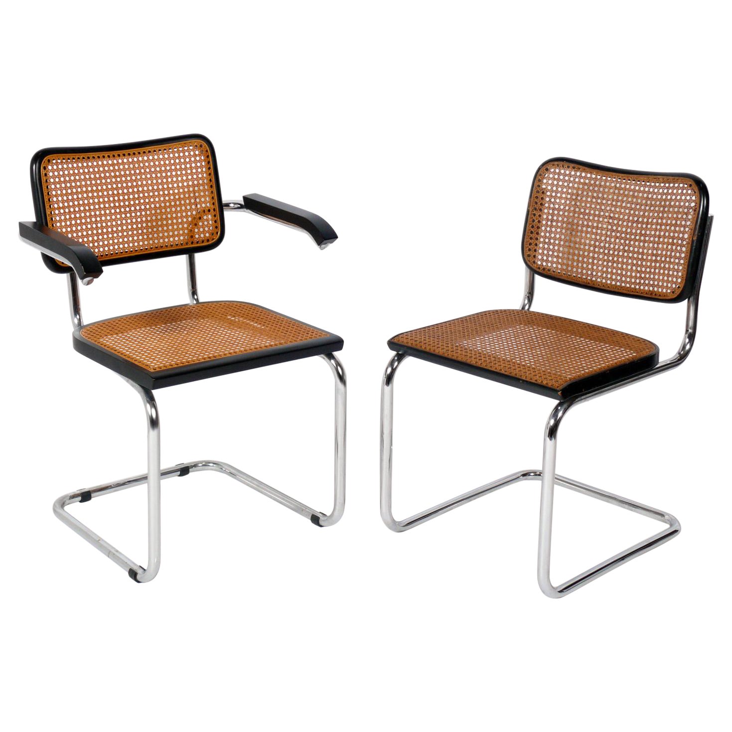 Marcel Breuer Cesca Dining Chairs, 12 Available