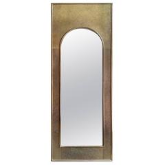 Tall Vintage Mastercraft Brass Mirror 12