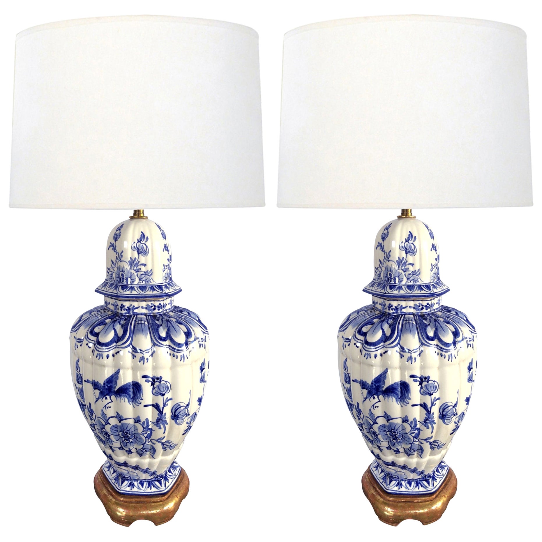 Pair Of Large Jade Ginger Jar Lamps at 1stDibs