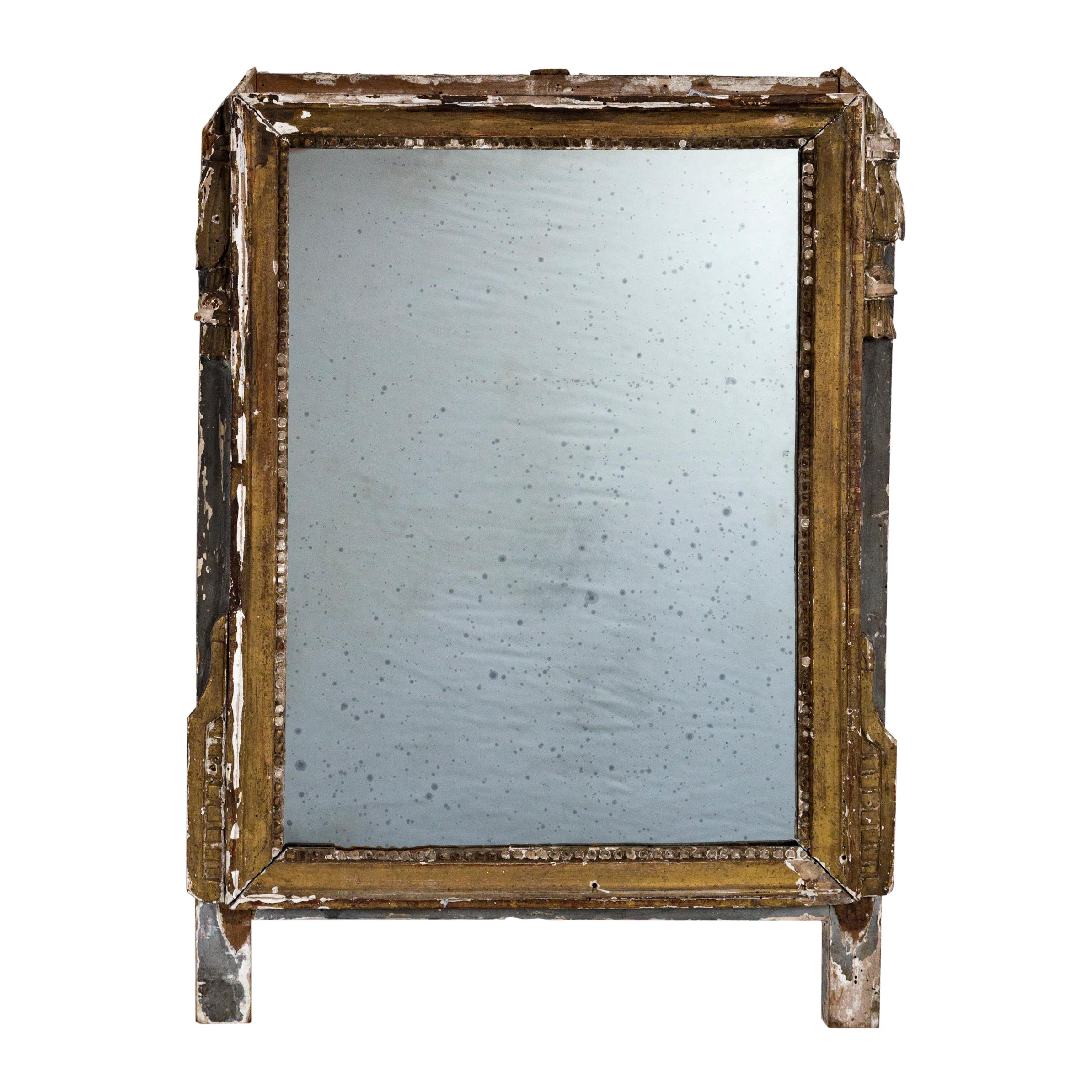 Antique Italian Giltwood Mirror Frame, late 18th Century